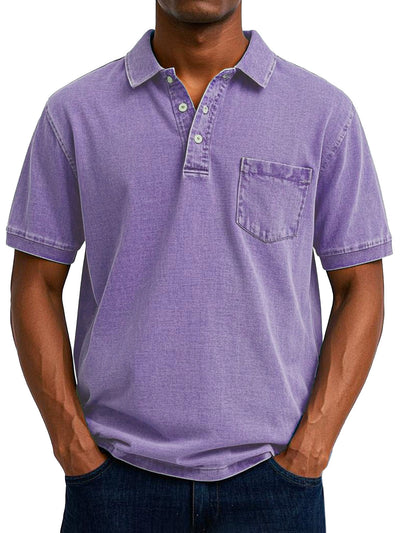 Benedykt – Męska koszulka polo w stylu vintage casual
