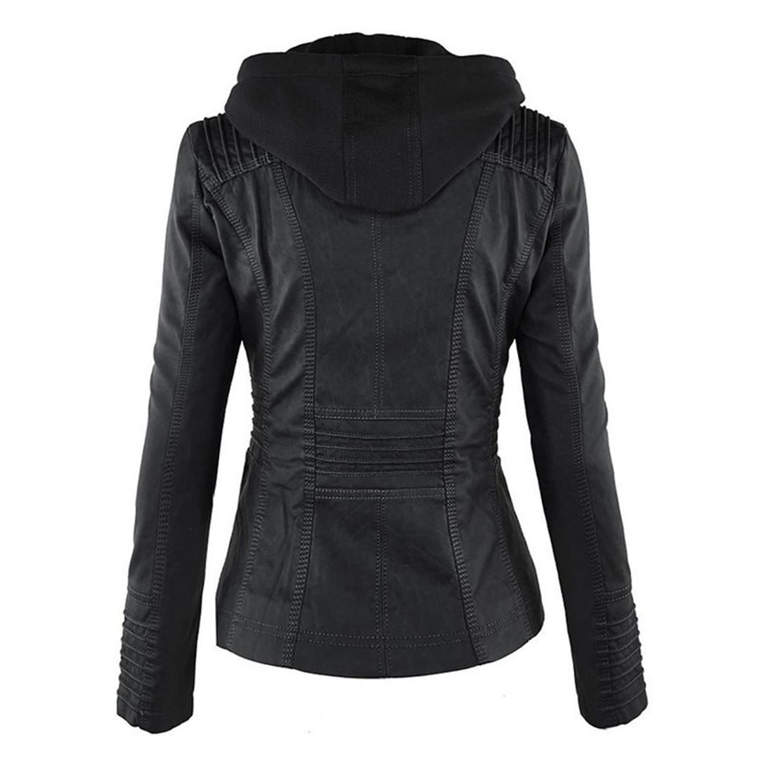 Monika™ | Wytrzymała i Elegancka Kurtka Skórzana