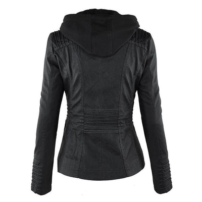 Monika™ | Wytrzymała i Elegancka Kurtka Skórzana