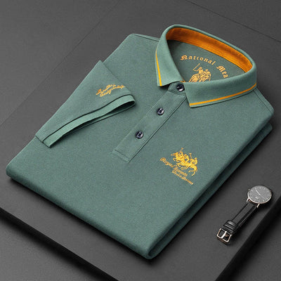 Norbert – Elegancka koszulka polo z organicznej bawełny