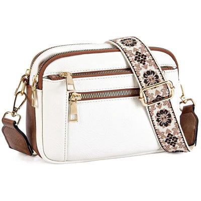 Dorota - Crossbody z kolorowymi paskami